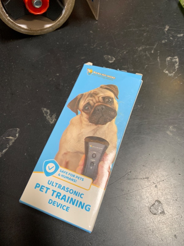 Photo 1 of Generic Barks No More Dog Training Device & Bark Deterrent - Stop Barking Without Hurting Your Pet - Just Point & Press!, Black