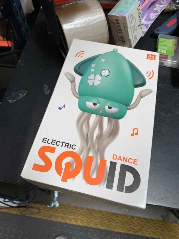 Photo 1 of Magic Dancing Octopus Toys, Musical LED Toy, 3 Colors Available (Green)