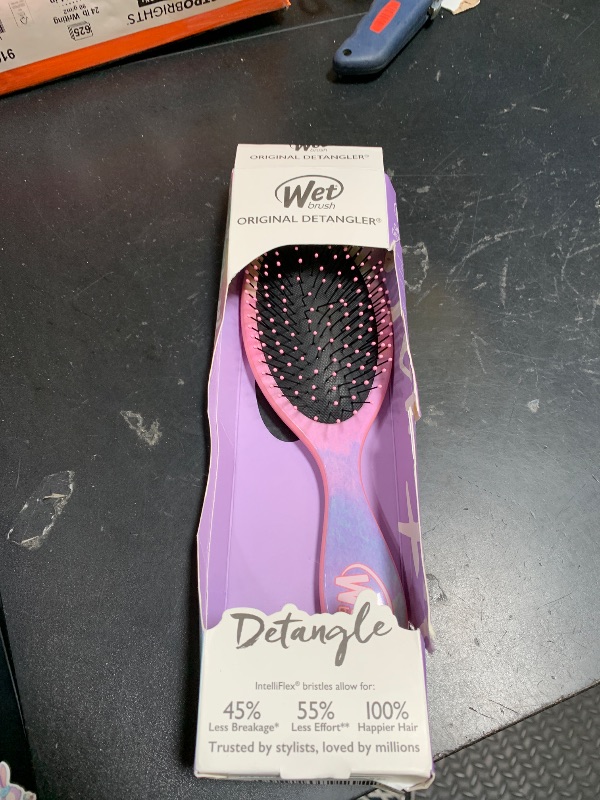 Photo 1 of Wet Brush Original Detangler Hair Brush, Color Wash, Stripes, Ultra-Soft IntelliFlex Bristles - Detangling Hairbrush Glides Through Tangles For Wet, Dry & Damaged Hair, Women & Men