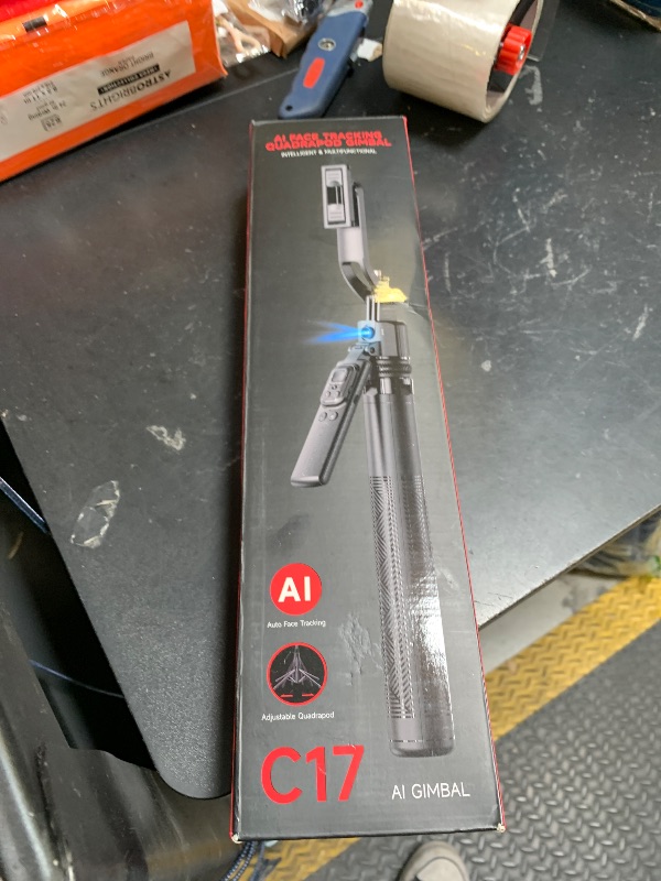 Photo 1 of Auto Face Tracking Selfie Stick Tripod for iPhone with Light,360 Rotation That Follows Your Movement,63" Phone Camera Tripod Stand with Remote for Content Creator Vlog Live Stream Video Recording