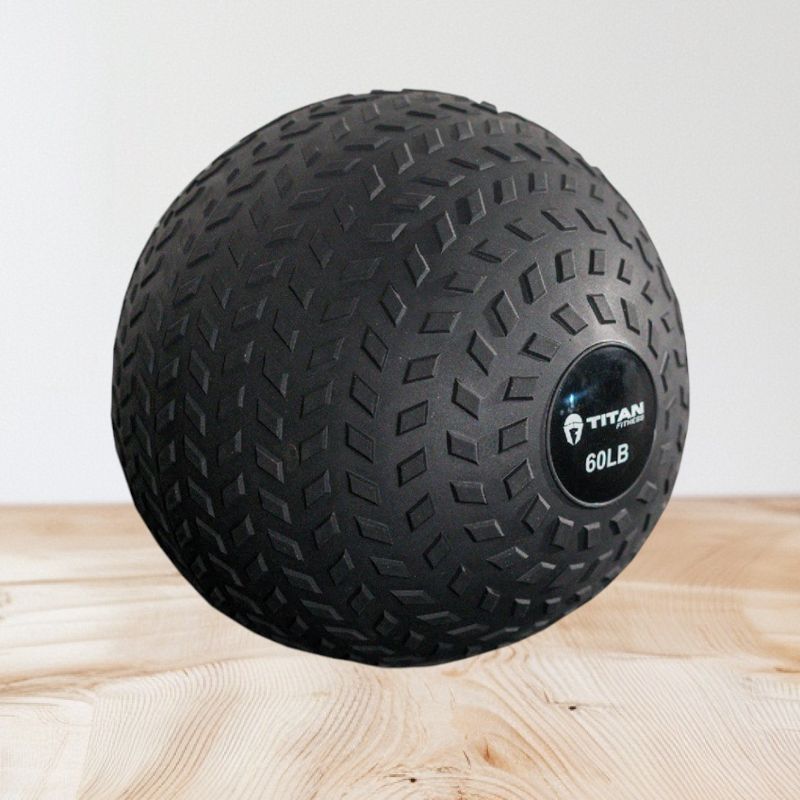 Photo 1 of NEW IN BOX 60LB BLACK WORKOUT SLAM BALL FROM LIVING FIT