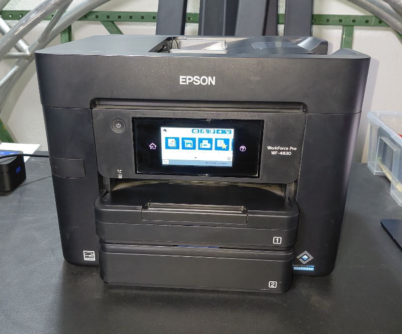 Photo 1 of EPSON WORKFORCE PRO PRINTER MODEL WF-4830