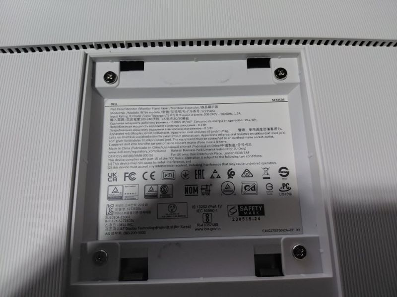 Photo 1 of DELL 27” LCD COMPUTER MONITOR WITH STAND MODEL S2725DSC $219.99