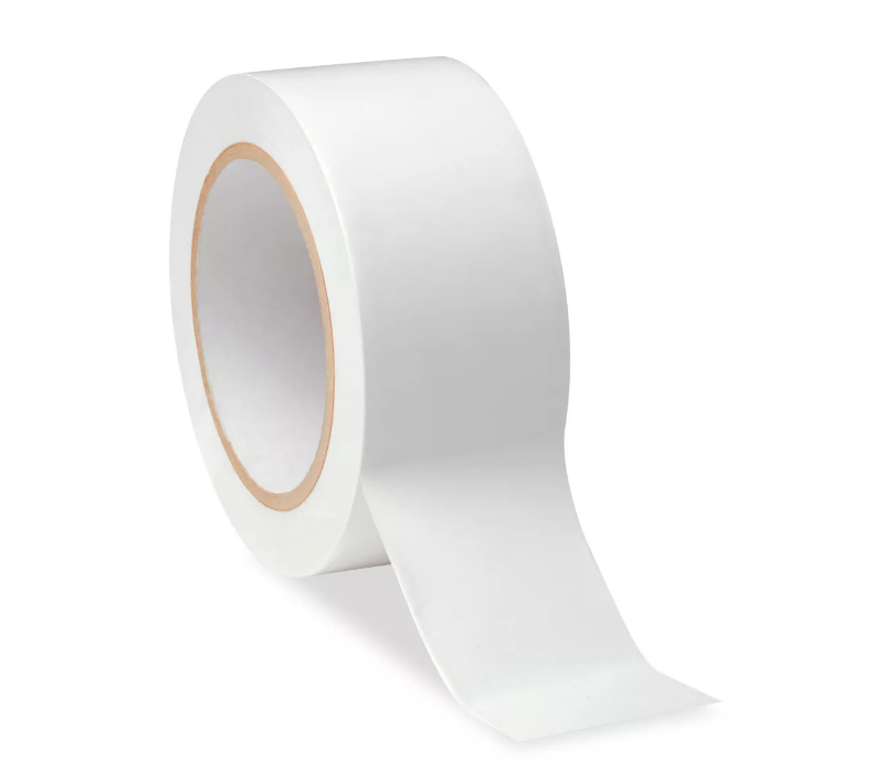 View 1 of 18-NEW ROLLS ULINE S-2230 WHITE INDUSTRIAL VINYL SAFETY TAPE - 2" X 36 YDS