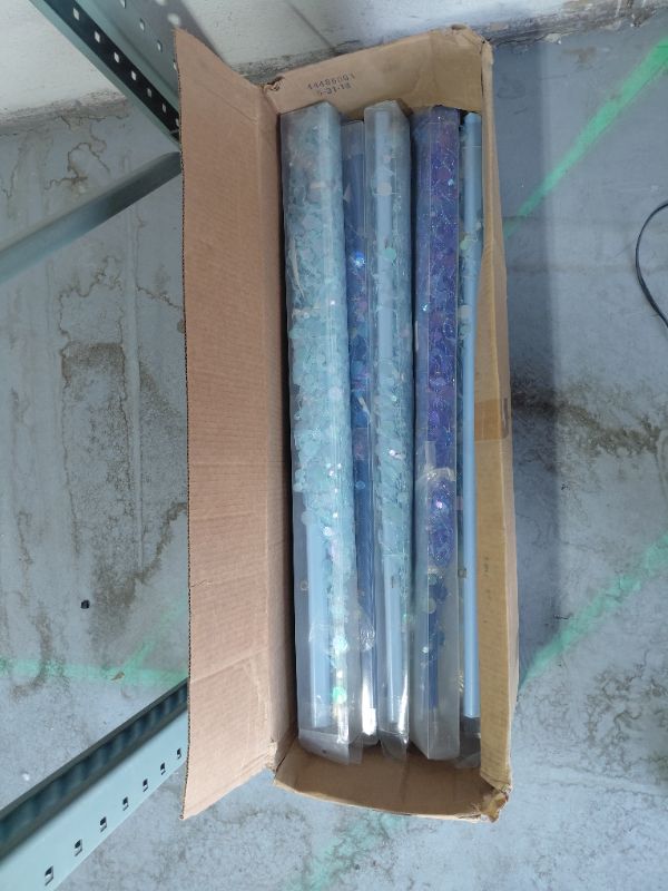 Photo 1 of NEW BOX OF BUBBLE AND RAINDROP DECORATIVE PARTY CURTAINS