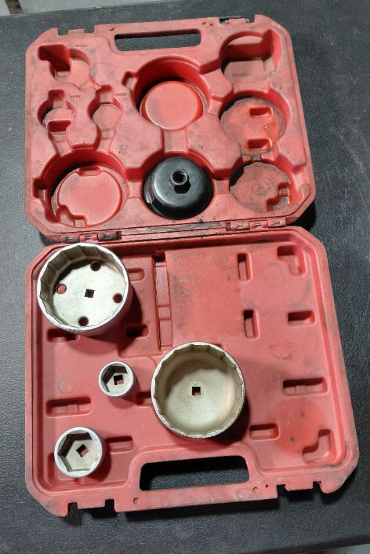 Photo 1 of OIL FILTER WRENCH SET (MISSING PARTS)
