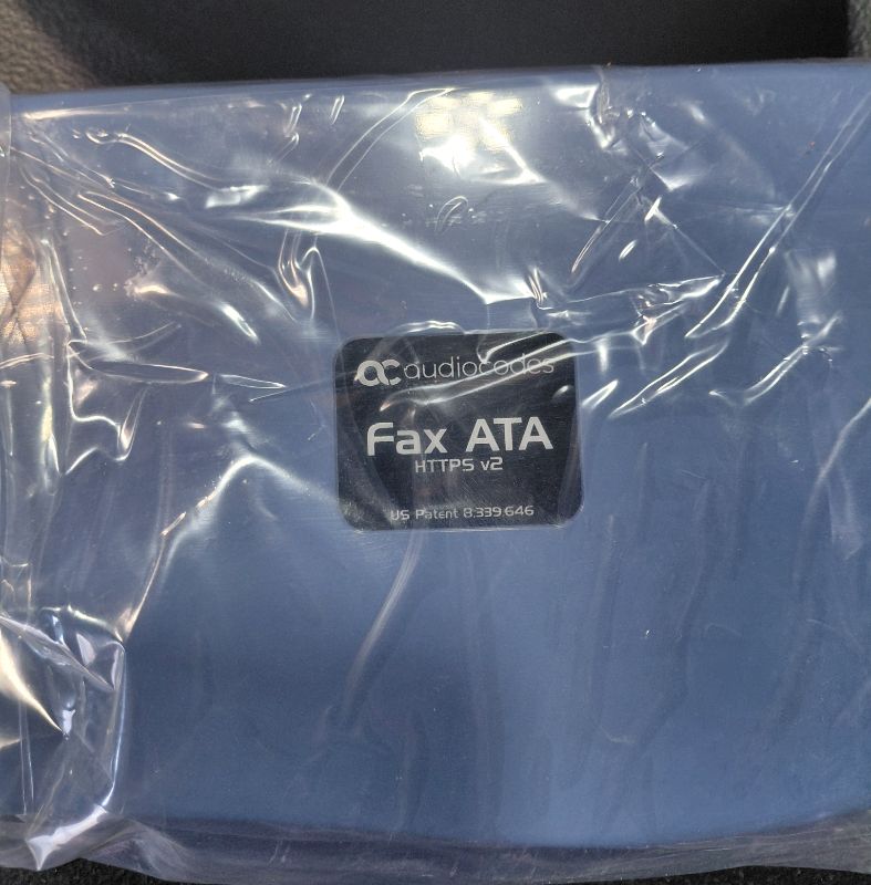 Photo 1 of AUDIOCODES FAX ATA ADAPTER MP-202D