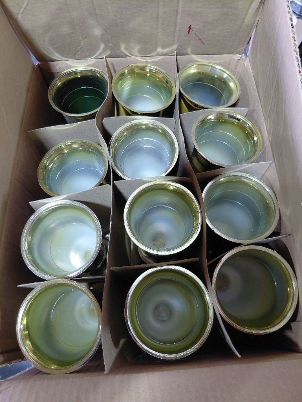 Photo 1 of BOX OF 12 VACUUM ORNA METAL PLASTIC CUPS