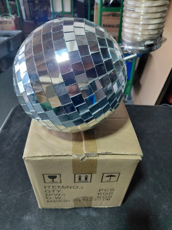 Photo 1 of NEW 8" DISCO MIRROR BALLS WITH LARGE TILES