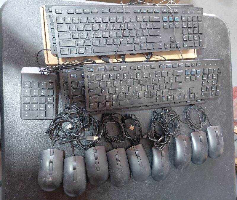 Photo 1 of LOT WIRED USB KEYBOARDS AND MICE