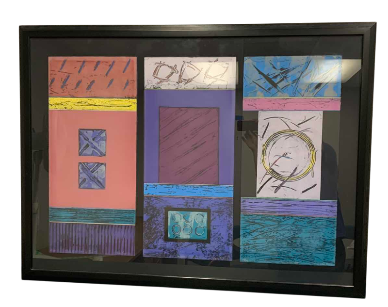 Photo 1 of ABSTRACT ART PRINT 51” X 39”