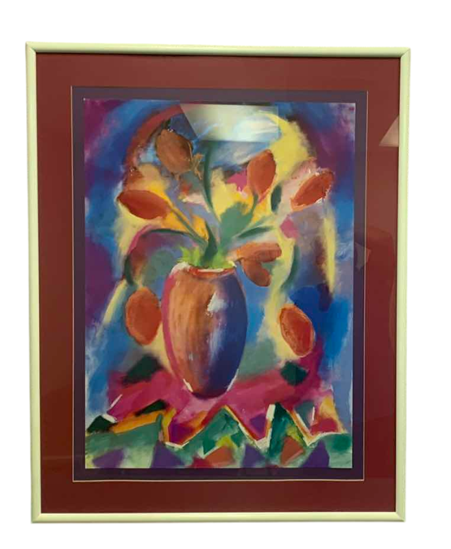 Photo 1 of FLORAL INSPIRED MATTED WATERCOLOR 32” X 41”