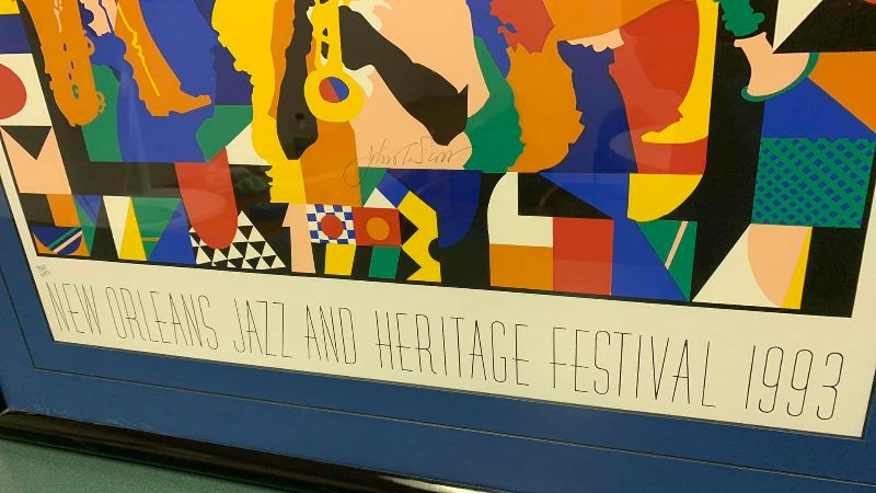 Photo 1 of 1993 NEW ORLEANS JAZZ AND HERITAGE FESTIVAL SIGNED AND NUMBERED 3450/15000
