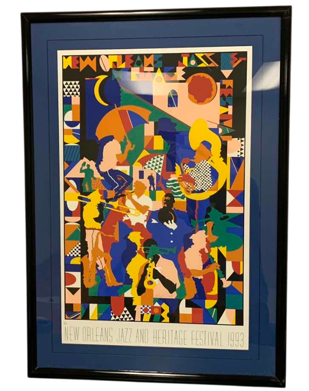 Photo 1 of 1993 NEW ORLEANS JAZZ AND HERITAGE FESTIVAL SIGNED AND NUMBERED 3450/15000