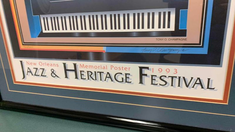 Photo 1 of 1993 NEW ORLEANS JAZZ AND HERITAGE FESTIVAL SIGNED AND NUMBERED 1260/3000
