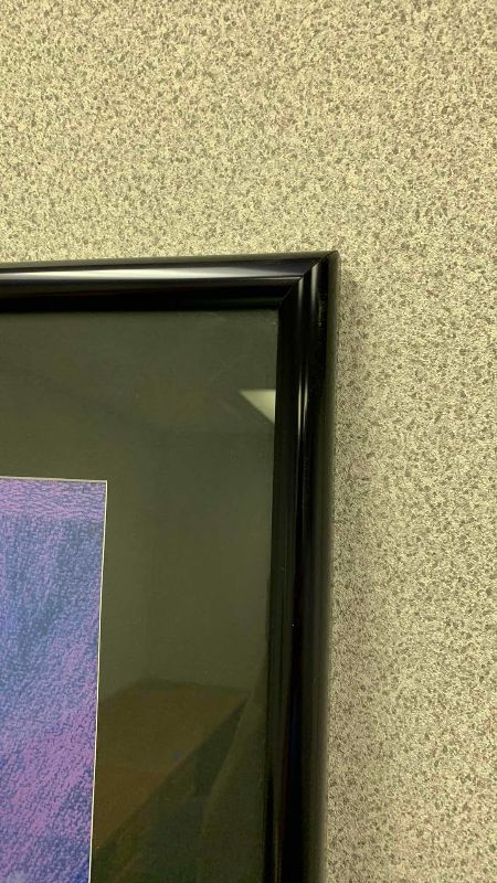 Photo 1 of GEOMETRIC ABSTRACT PRINT 26” X 38”