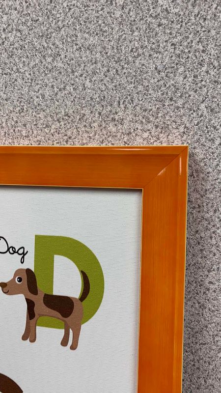 Photo 1 of CHILDRENS LETTERS LEARNING PRINT 25” X 37”