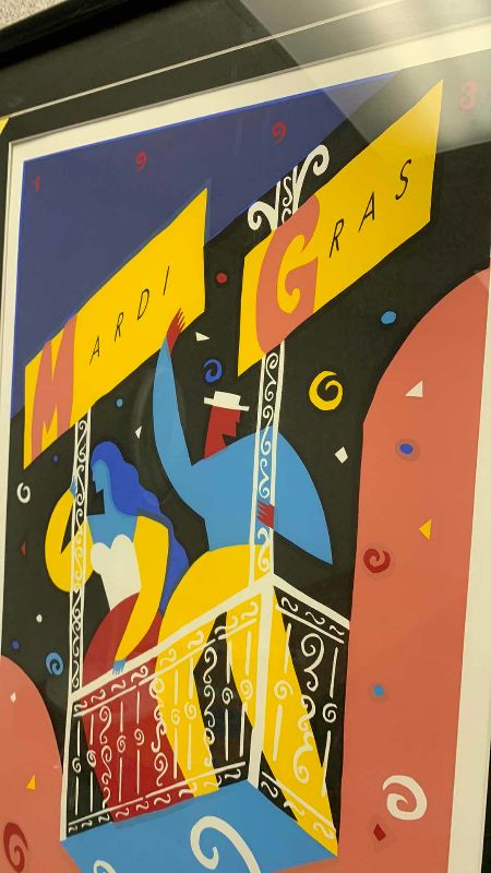 Photo 1 of 1993 NEW ORLEANS JAZZ AND HERITAGE FESTIVAL SIGNED AND NUMBERED 68/1000 20” X 37”