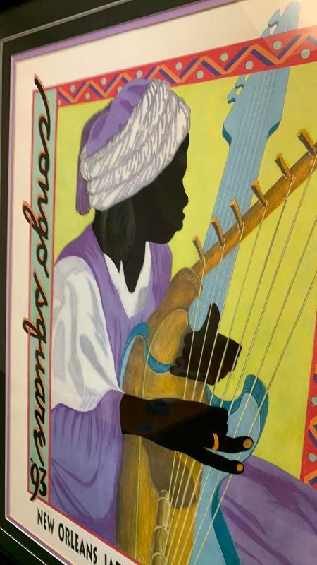 Photo 1 of 1993 NEW ORLEANS JAZZ AND HERITAGE FESTIVAL SIGNED AND NUMBERED 1726/5000 26” X 34”