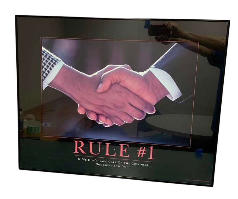 Photo 1 of BUSINESS RULES PRINT  30” X 24”