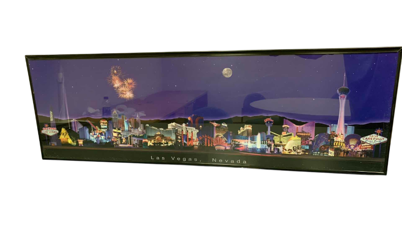 Photo 1 of LAS VEGAS HOTEL SKYLINE PRINT 36” X 12”