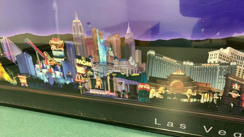 Photo 1 of LAS VEGAS HOTEL SKYLINE PRINT 36” X 12”
