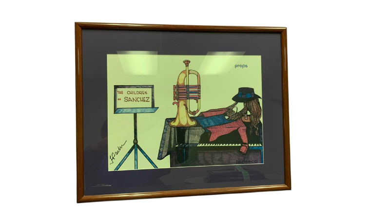 Photo 1 of FERDIE PACHECO “THE CHILDREN OF SANCHEZ” SIGNED LITHOGRAPH PRINT 26” X 22”