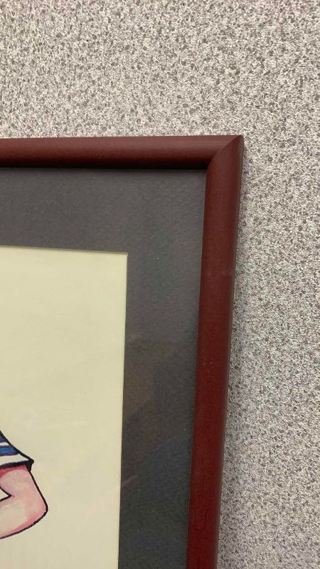 Photo 1 of FERDIE PACHECO “SPLIT DECISION” SIGNED LITHOGRAPH PRINT 19” X 24”
