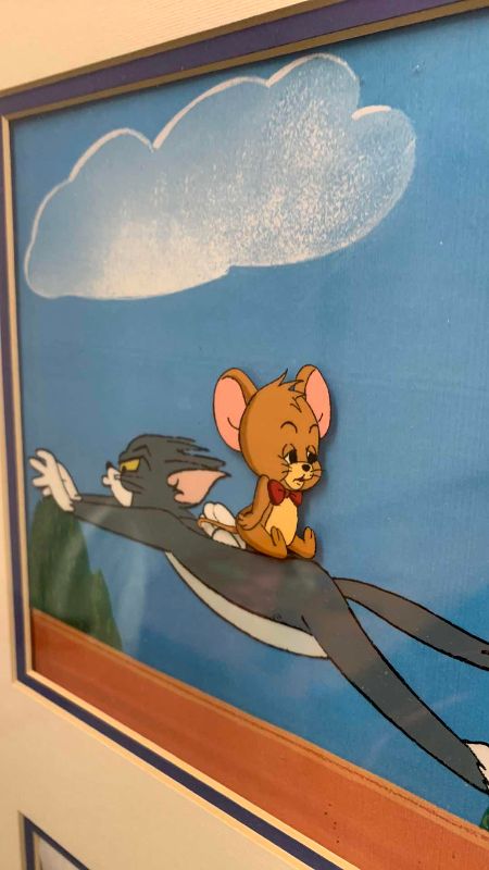 Photo 1 of HANNA BARBERA ORIGINAL PRODUCTION CELL FROM TOM AND JERRY 20” X 27”