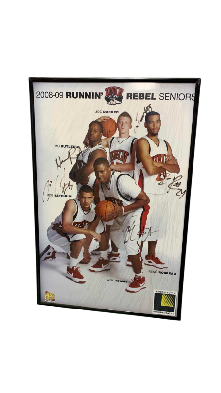 Photo 1 of 2008-2009 UNLV BASKETBALL SIGNED TEAM PHOTO 11” X 17”
