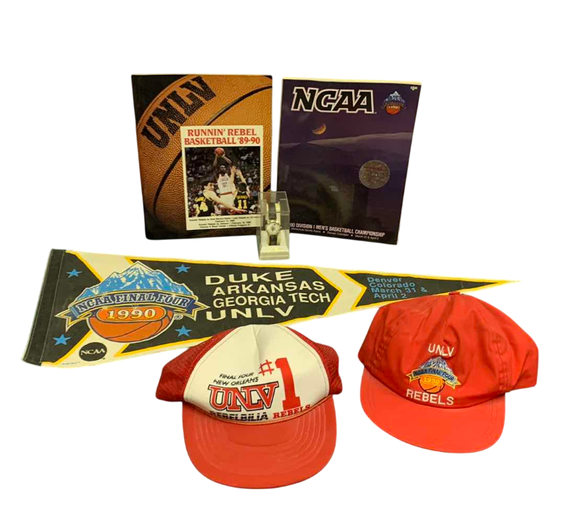 Photo 1 of 1989-1990 UNLV RUNNING REBELS BASKETBALL CHAMPIONSHIP MEMORABILIA
