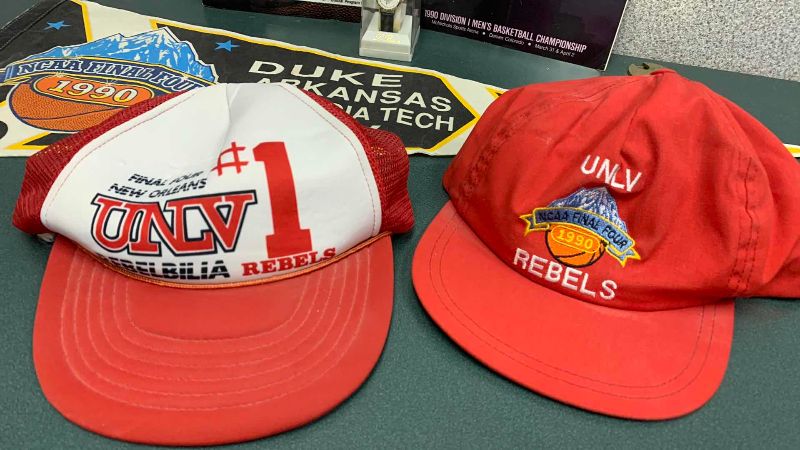 Photo 1 of 1989-1990 UNLV RUNNING REBELS BASKETBALL CHAMPIONSHIP MEMORABILIA