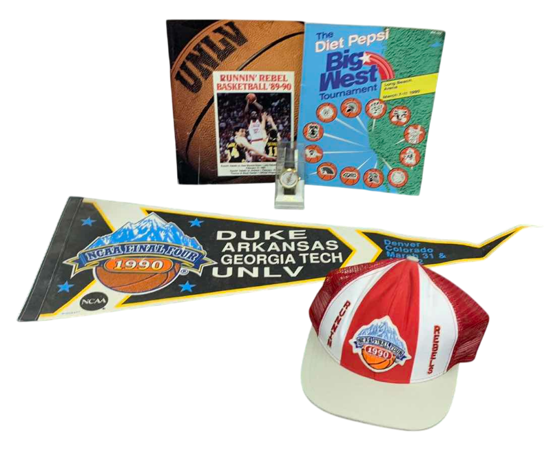 Photo 1 of 1989-1990 UNLV RUNNING REBELS BASKETBALL CHAMPIONSHIP MEMORABILIA