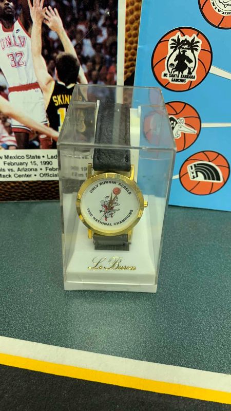 Photo 1 of 1989-1990 UNLV RUNNING REBELS BASKETBALL CHAMPIONSHIP MEMORABILIA