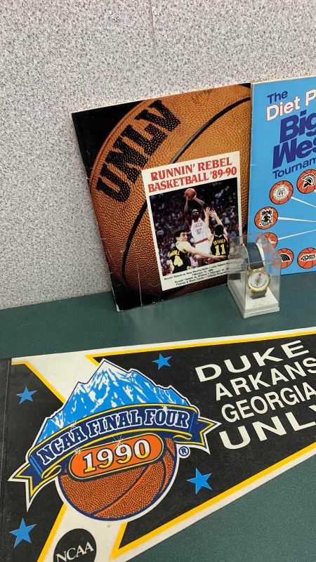 Photo 1 of 1989-1990 UNLV RUNNING REBELS BASKETBALL CHAMPIONSHIP MEMORABILIA