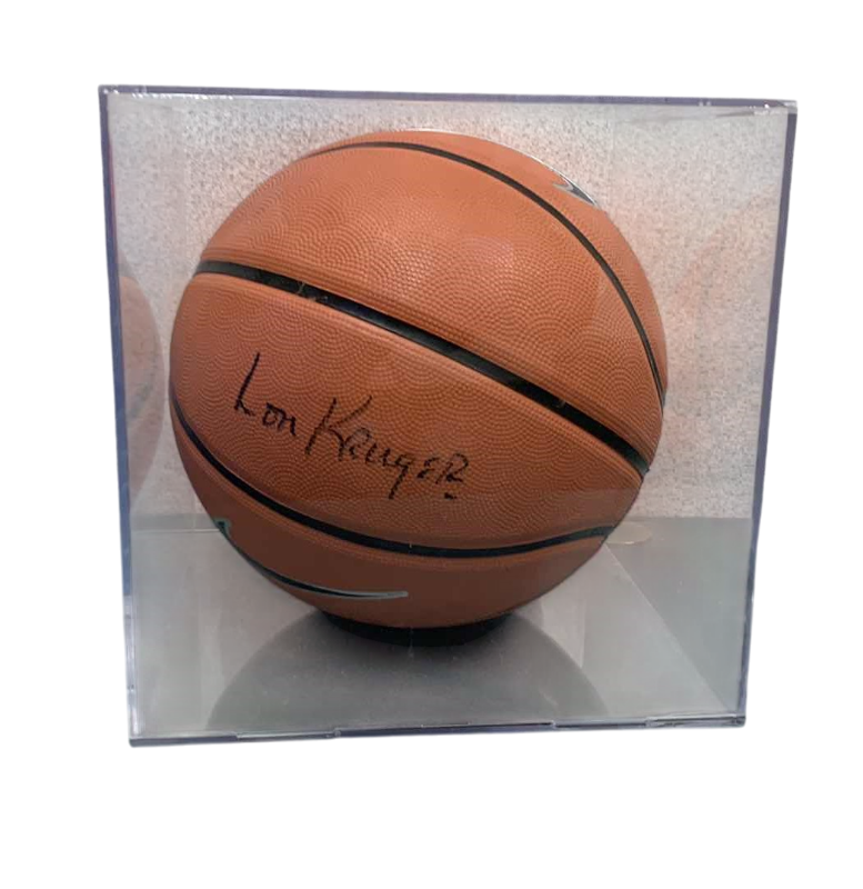 Photo 1 of UNLV RUNNING REBELS BASKETBALL SIGNED BY COACH LON KRUGER