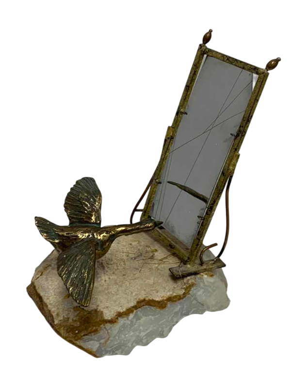 Photo 1 of QUARTZ AND BRASS DUCK INSPIRED ARTWORK 11”