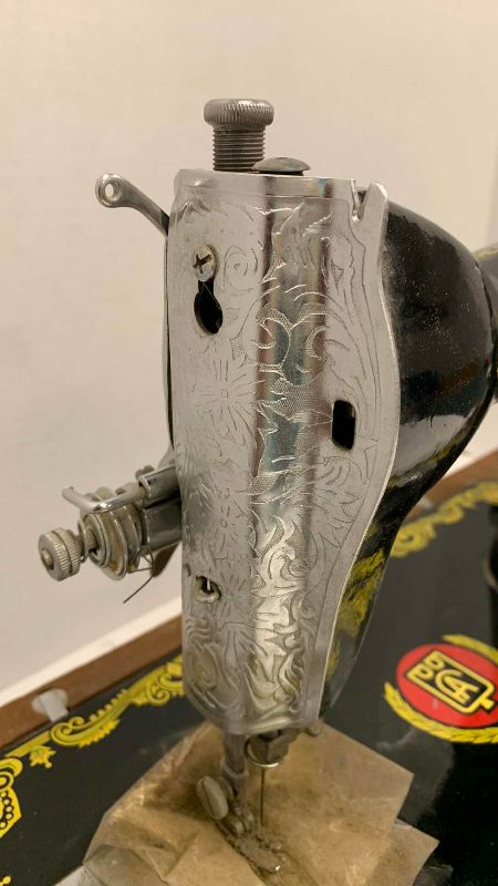 Photo 1 of ANTIQUE FAPPYCO HAND CRANK SEWING MACHINE