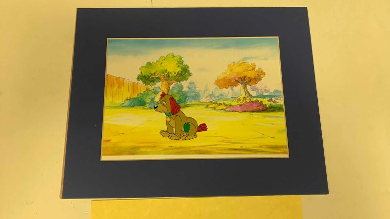 Photo 1 of VINTAGE COLLECTOR CELL WITH COA FROM THE ADVENTURES OF RAGGEDY ANN AND ANDY “SACRED CAT ADVENTURE” 14” X 11”