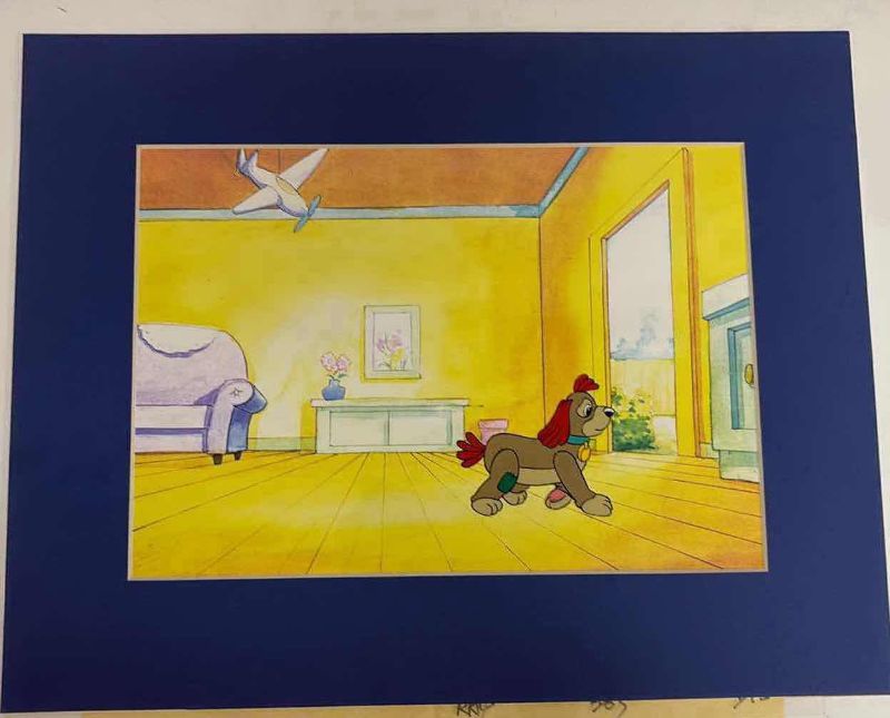 Photo 1 of VINTAGE COLLECTOR CELL WITH COA FROM THE ADVENTURES OF RAGGEDY ANN AND ANDY “BEASTLY GHOST ” 14”X11”