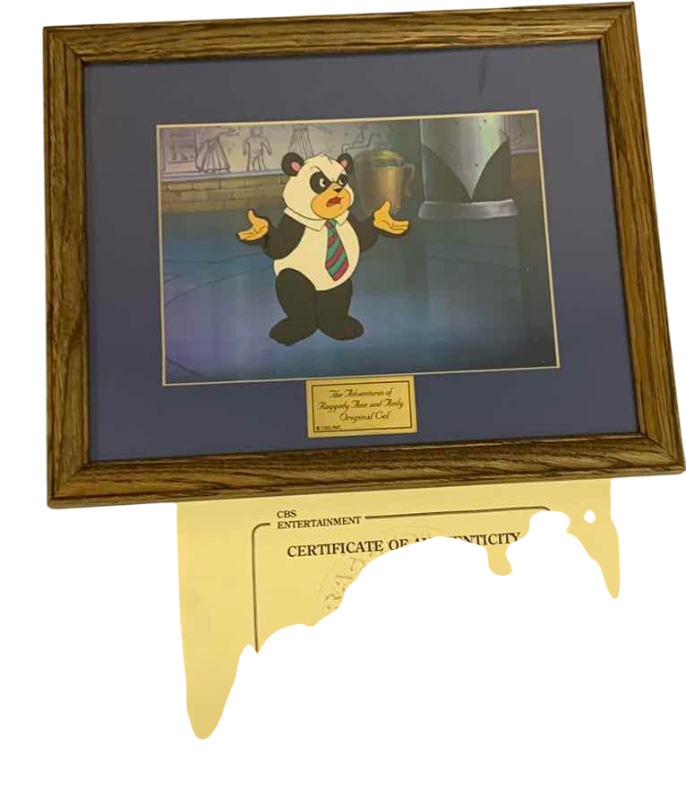 Photo 1 of VINTAGE COLLECTOR CELL WITH COA FROM THE ADVENTURES OF RAGGEDY ANN AND ANDY “SACRED CAT ADVENTURE” 15” X 13”