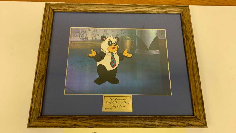 Photo 1 of VINTAGE COLLECTOR CELL WITH COA FROM THE ADVENTURES OF RAGGEDY ANN AND ANDY “SACRED CAT ADVENTURE” 15” X 13”