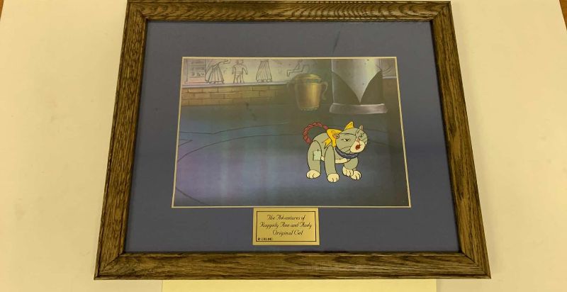 Photo 1 of VINTAGE COLLECTOR CELL WITH COA FROM THE ADVENTURES OF RAGGEDY ANN AND ANDY “SACRED CAT ADVENTURE” 15” X 13”
