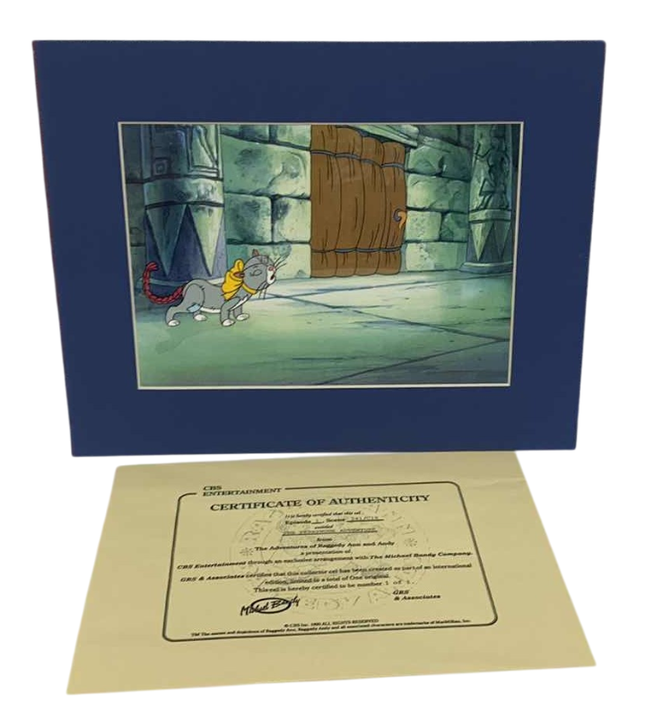 Photo 1 of VINTAGE COLLECTOR CELL WITH COA FROM THE ADVENTURES OF RAGGEDY ANN AND ANDY “THE PERRIWONK ADVENTURE“ 14” X 11”