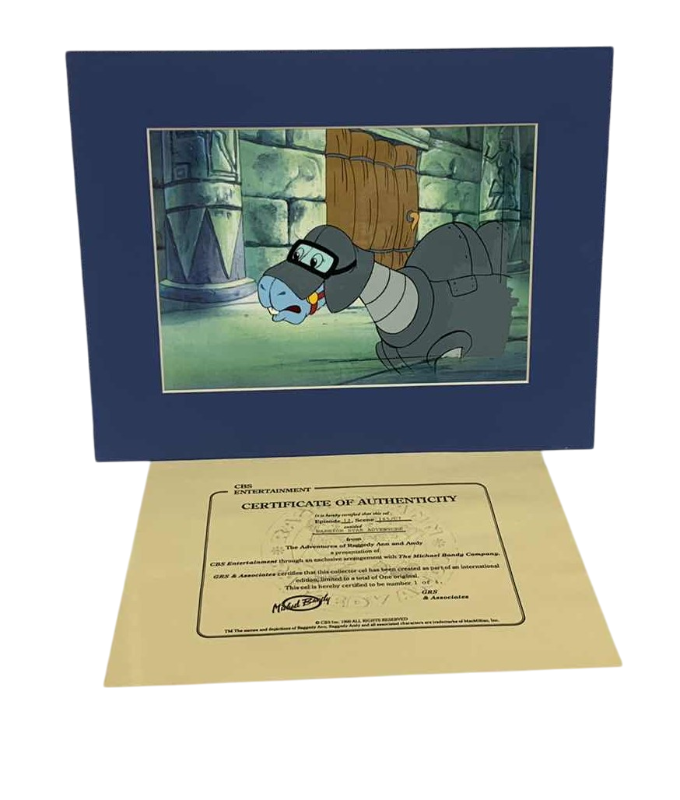 Photo 1 of VINTAGE COLLECTOR CELL WITH COA FROM THE ADVENTURES OF RAGGEDY ANN AND ANDY “WARRIOR STAR ADVENTURE “ 14” X 11”