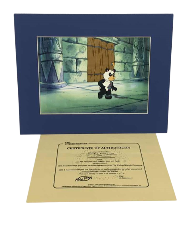 Photo 1 of VINTAGE COLLECTOR CELL WITH COA FROM THE ADVENTURES OF RAGGEDY ANN AND ANDY “THE PIXLING ADVENTURE“ 14” X 11”