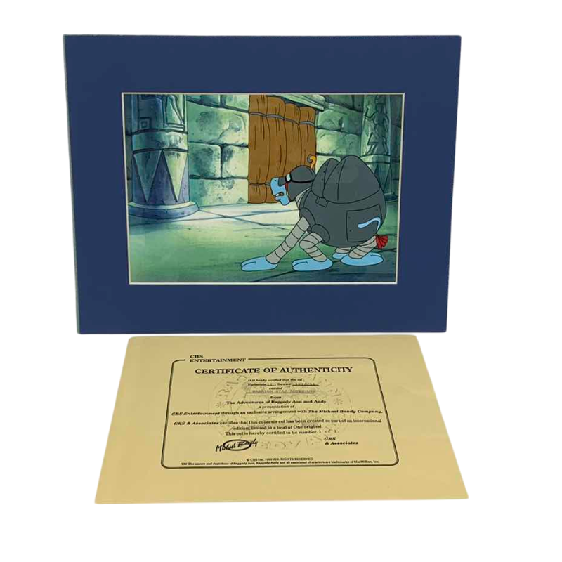 Photo 1 of VINTAGE COLLECTOR CELL WITH COA FROM THE ADVENTURES OF RAGGEDY ANN AND ANDY “WARRIOR STAR ADVENTURE” 14” X 11”