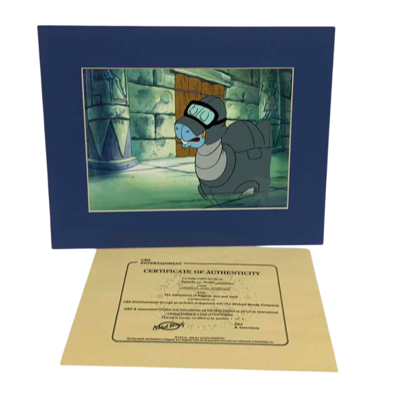 Photo 1 of VINTAGE COLLECTOR CELL WITH COA FROM THE ADVENTURES OF RAGGEDY ANN AND ANDY “WARRIOR STAR ADVENTURE“ 14” X 11”
