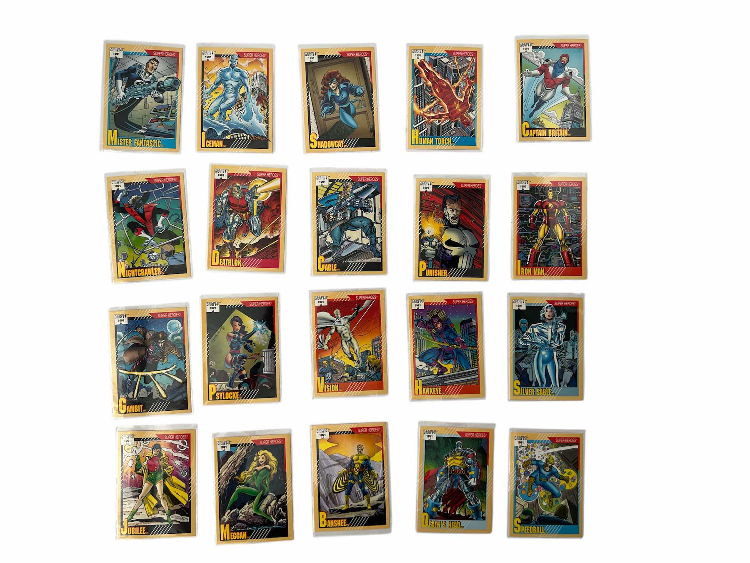 Photo 1 of 20-1991 IMPEL MARVEL UNIVERSE CARDS SERIES 2 RANDOM