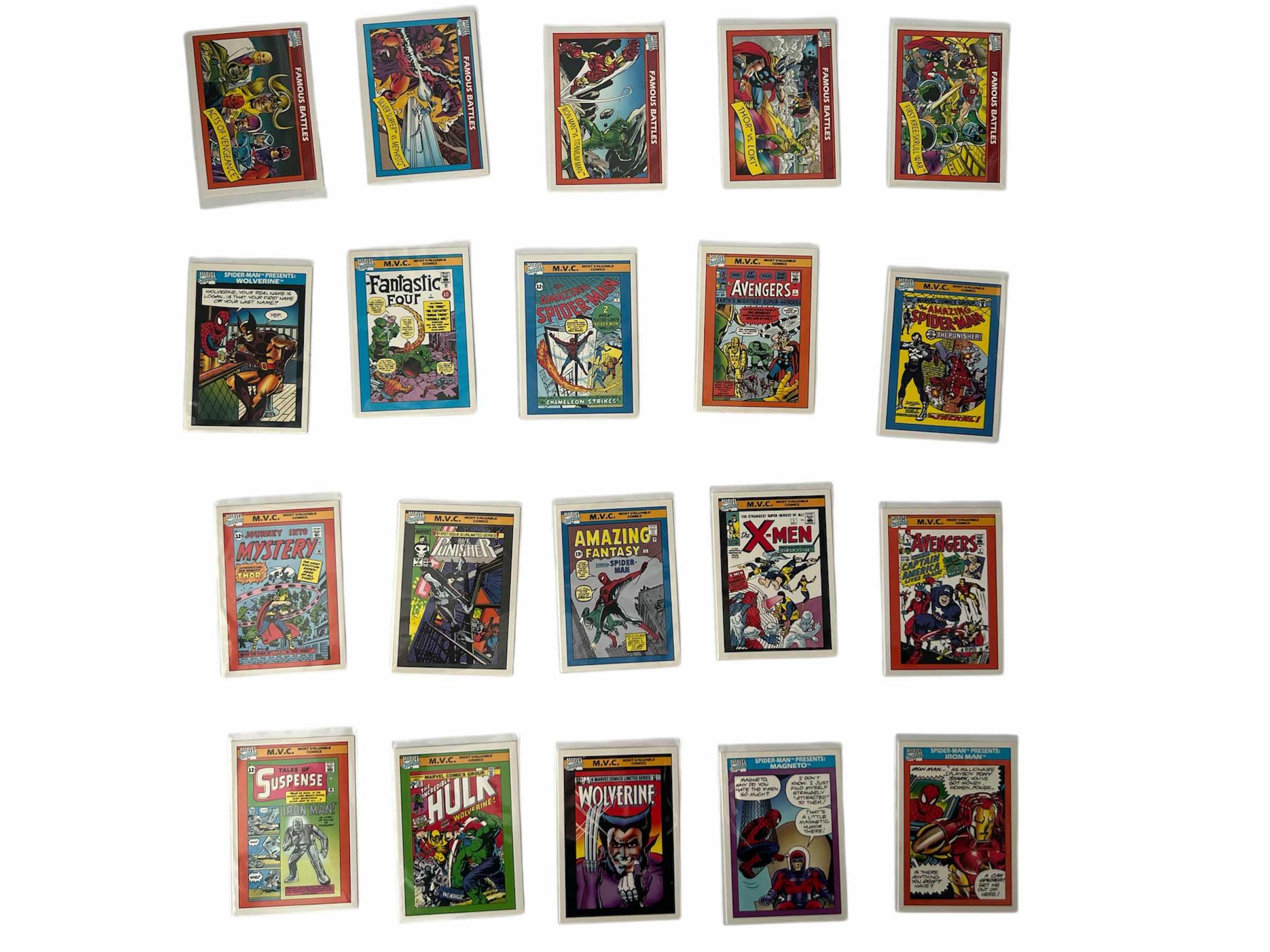 Photo 1 of 20-1990 IMPEL MARVEL UNIVERSE CARDS RANDOM